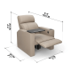 Verona Recliner (Fabric)